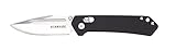 Schrade 1136032 7.4in Stainless Steel Folding Knife with 3in Drop Point Blade and G-10 Handle for Outdoor Survival, Camping and EDC