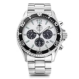 Orient RN-TX0203S Men's Metal Band Sports Diver Design MakoJapan Import New, Multicolor (White/Black), Bracelet Type