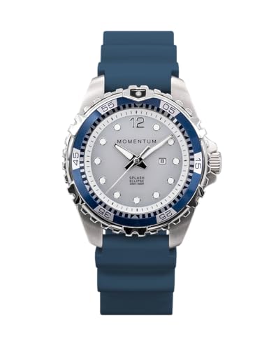 MOMENTUM Splash Eclipse Solar [38mm] - White (Navy Blue/Navy Blue Twist Rubber)