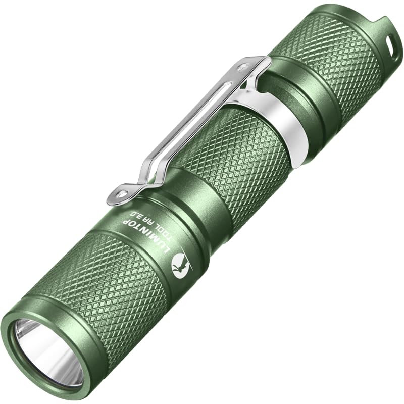 LUMINTOP Pocket-Sized Super Bright Flashlight Set Tool AA 3.0 EDC Flashlight, 900 Lumens AA EDC Flashlight with Magnetic Tail and 920mah Rechargeable Battery, 5 Modes with Mode Memory, Waterproof Torc