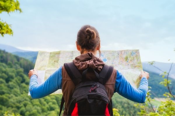 the map is your most important ally